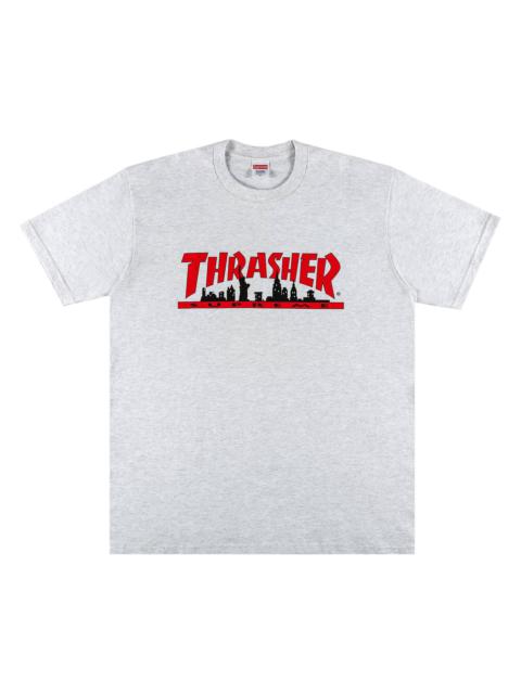 Supreme x Thrasher Skyline Tee 'Ash Grey'