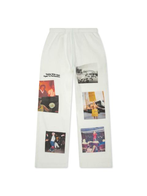 *Better With Age RICKY WAFFLE SWEATPANT - WHITE