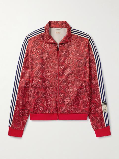 Kapital Cookie Bandana-Print Striped Shell Track Jacket