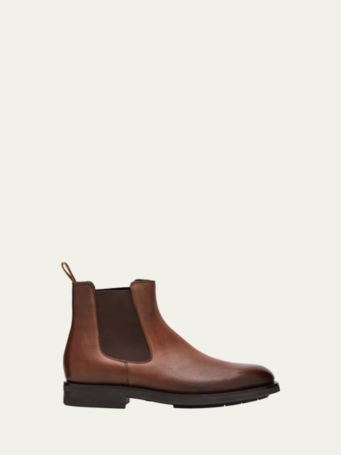 Santoni Men's Enver Casual Leather Chelsea Boots