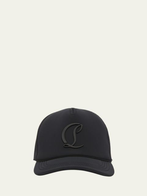 Christian Louboutin Men's Monogram Neoprene Trucker Hat