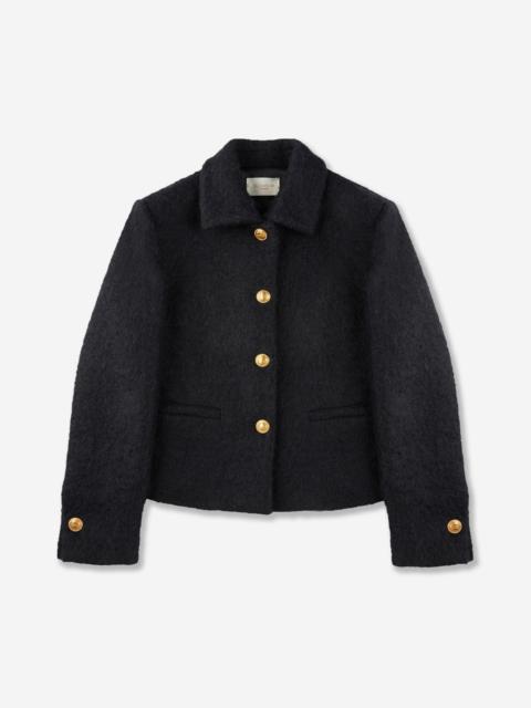 SLOWEAR Wool bouclé regular fit jacket