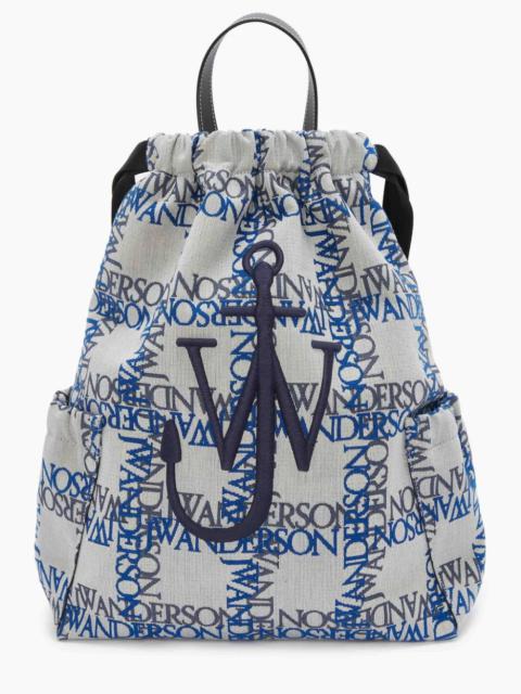 JW Anderson logo-print Anchor backpack