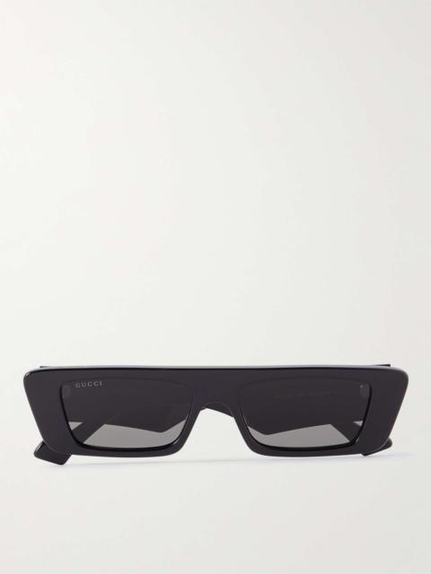 GUCCI Square-Frame Recycled-Acetate Sunglasses