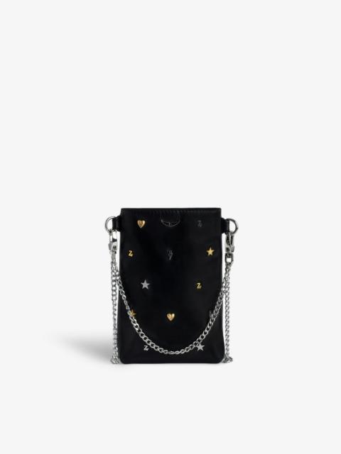 Zadig & Voltaire Rock Lucky Charms Pouch Clutch