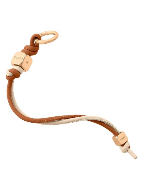 MAISON de SABRÉ Women's Leather Wristlet Charm - Pecan Nude