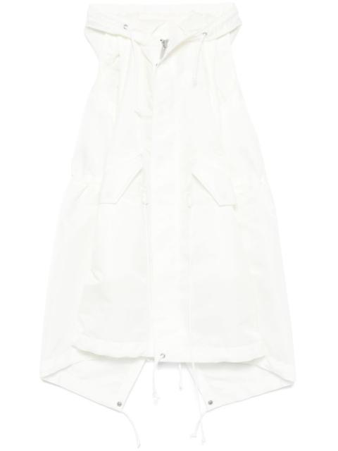 sacai hooded dress