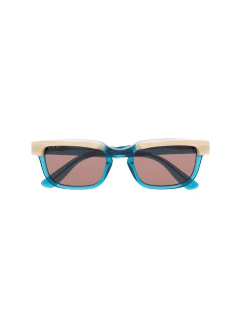 GUCCI GG1166S rectangular sunglasses