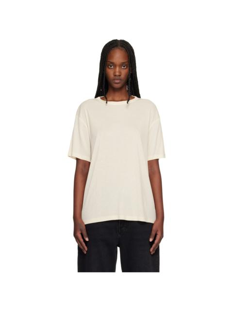 Studio Nicholson Beige Rond T-shirt