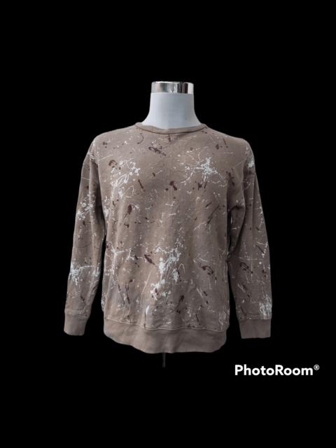 Other Designers 20471120 × Japanese Brand × RAGEBLUE - Rageblue Paints Splash Crewneck Pullover Sweatshirt