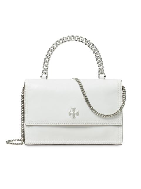 TORY BURCH Women's Kira Mini Leather Top Handle Bag - Bianco