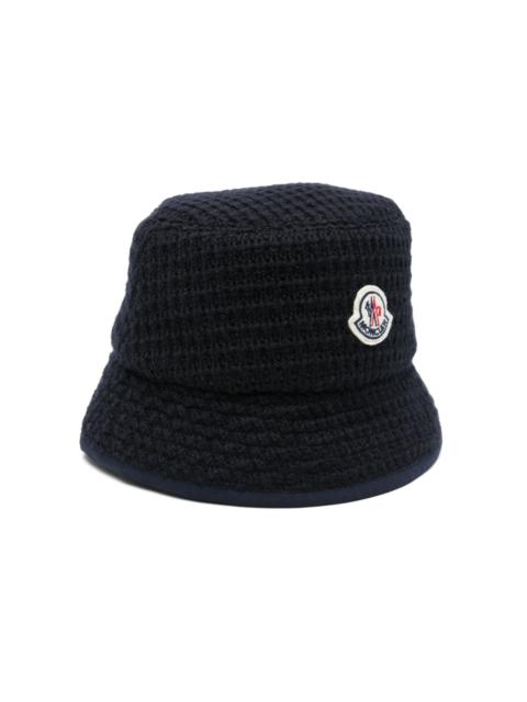Moncler logo-patch bucket hat