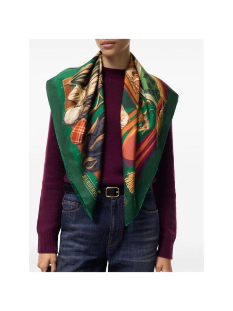 Burberry Knight & Day silk scarf