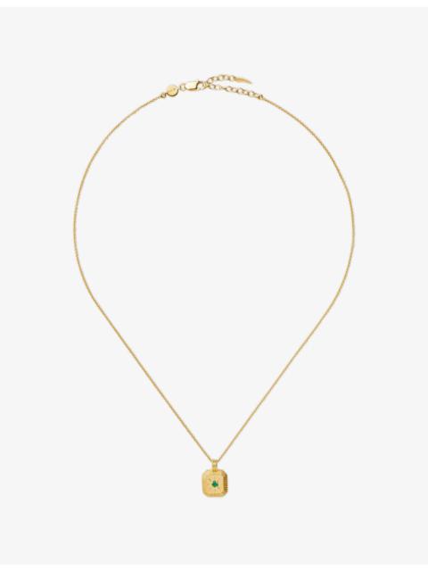 MISSOMA May Birthstone Birthstone 18ct Gold Vermeil Sterling Silver Pendant Necklace