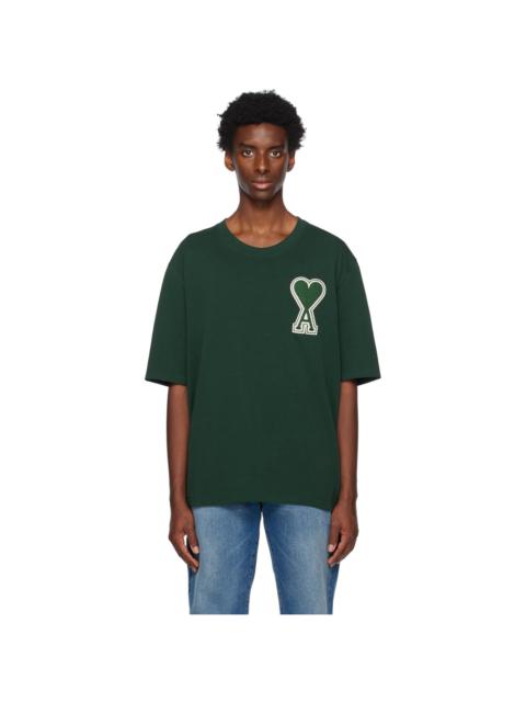AMI Paris SSENSE Exclusive Green T-Shirt
