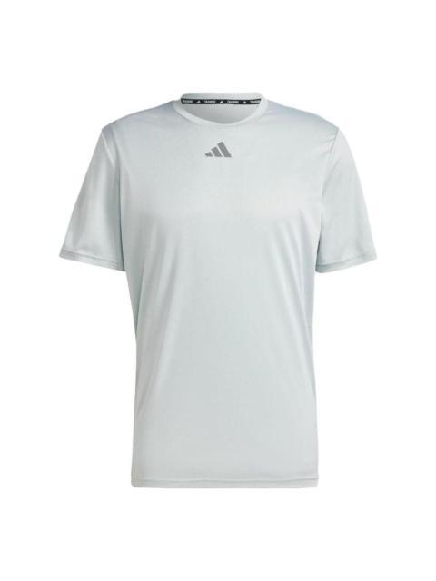 adidas HIIT Slogan Training T-Shirts 'Grey' IL7006