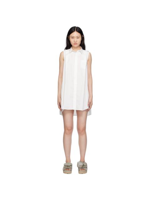 Off-White Buttoned Minidress