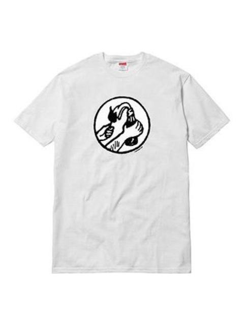 Supreme Supreme SS18 Molotov Tee White Short Sleeve Unisex SUP-SS18-0075