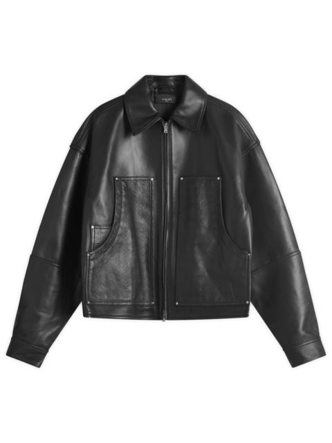 AMIRI AMIRI Ma Quad Leather Work Jacket