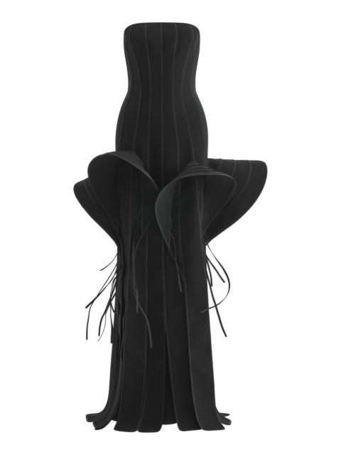 MATICEVSKI Kingdom Strapless Gown black