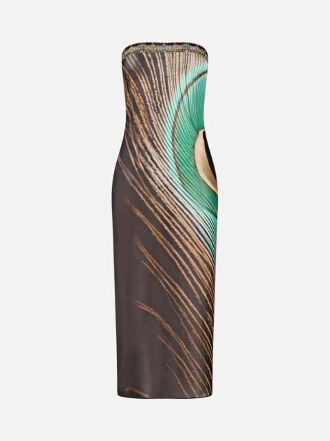 CAMILLA TUBE BEACH MIDI DRESS A WINK TO THE WILD