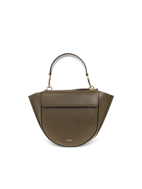 WANDLER small Hortensia flap top-handle tote bag