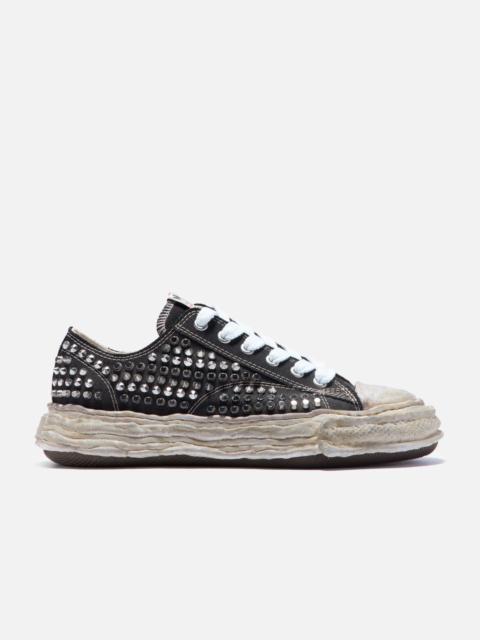 Maison MIHARAYASUHIRO PETERSON 23 / ORIGINAL SOLE STUDDED CANVAS LOW-TOP SNEAKER