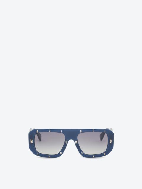 Moschino METAL LOGO LETTERS SUNGLASSES