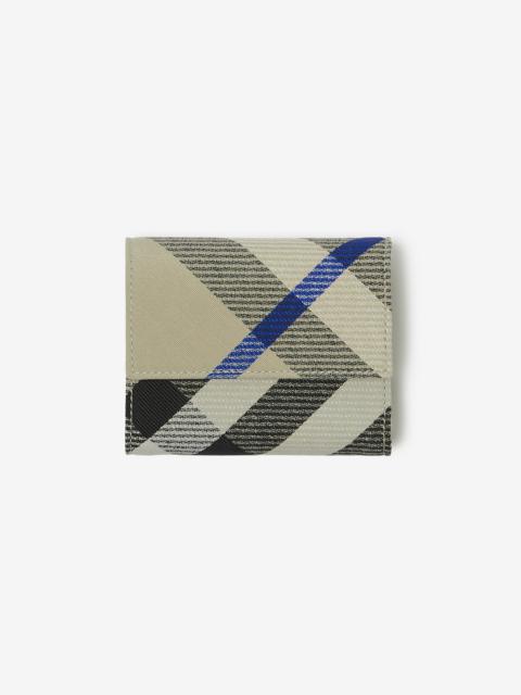 Burberry Check Folding Wallet