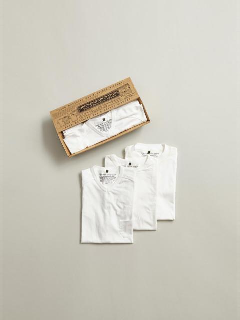 3-Pack T-Shirt in Off White