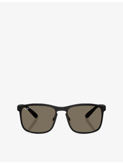 Ray-Ban RB4264 Square-Frame Acetate Sunglasses