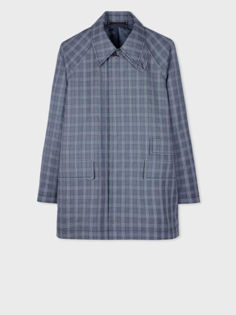 Paul Smith Oversized Cotton-Blend Check Car Coat