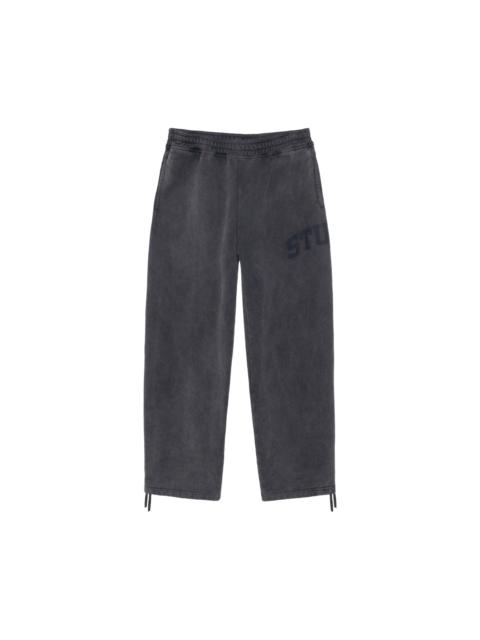 Stüssy Stussy Fleece Pant Faded Graphic 'Washed Black'