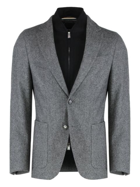 BOSS integrated-bib blazer