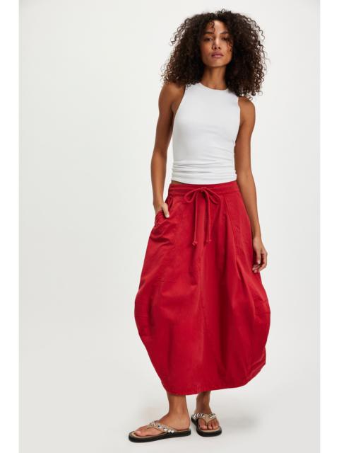 FREE PEOPLE Willow Poplin Maxi Skirt