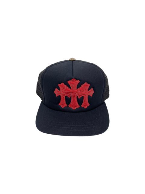 Chrome Hearts Cemetery Trucker Hat "Black / Red" CHRM1570