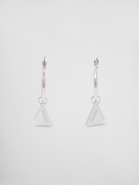 Prada Prada Symbole drop earrings