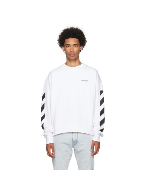 Off-White White Diag Sweatshirt