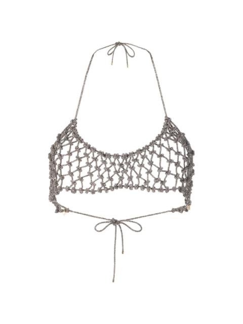 Rosantica Nodi crystal-embellished bra