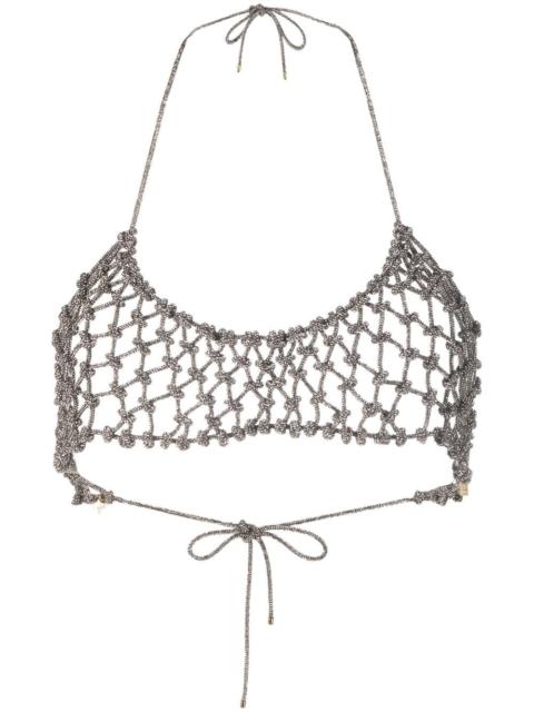 Rosantica Nodi crystal-embellished bra