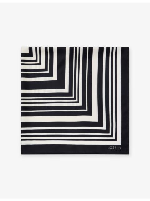 JOSEPH Zenza Striped Silk Scarf