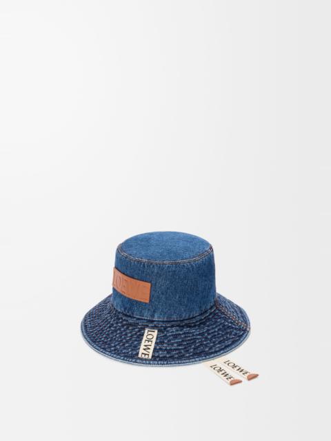 Loewe Fisherman hat in denim