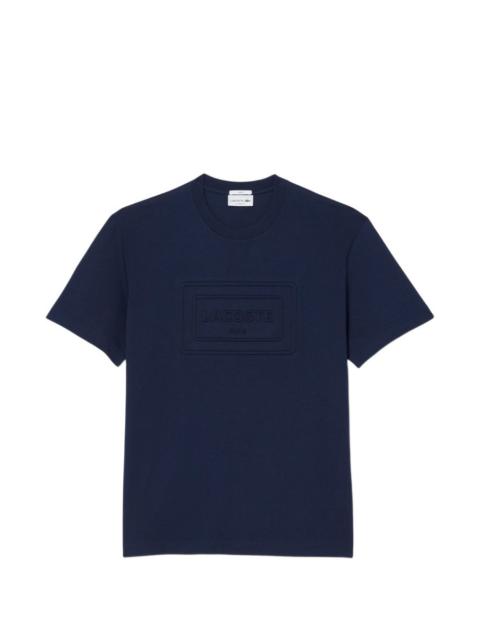 LACOSTE logo-embroidered T-shirt