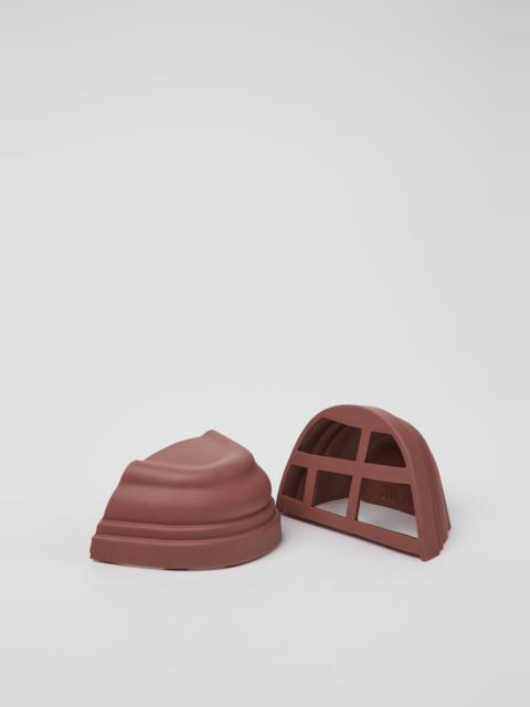 CAMPER Junction Toe Caps Red Synthetic boot Cap
