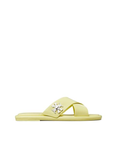 TORY BURCH leather slides