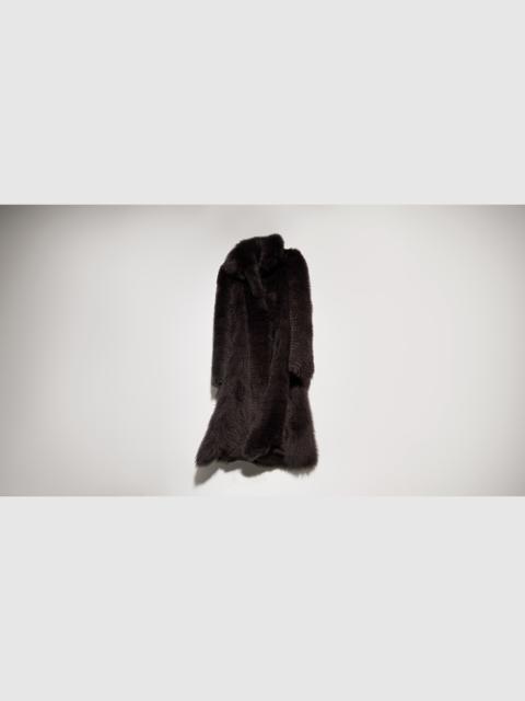 GUCCI Long hair shearling coat