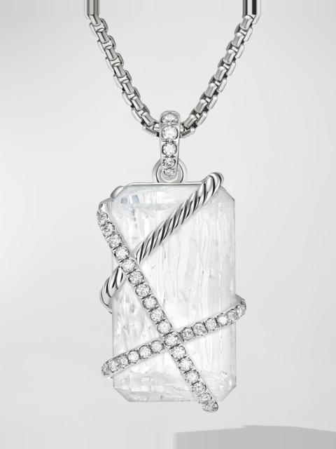 DAVID YURMAN 32mm Cable Wrap Pendant in Silver