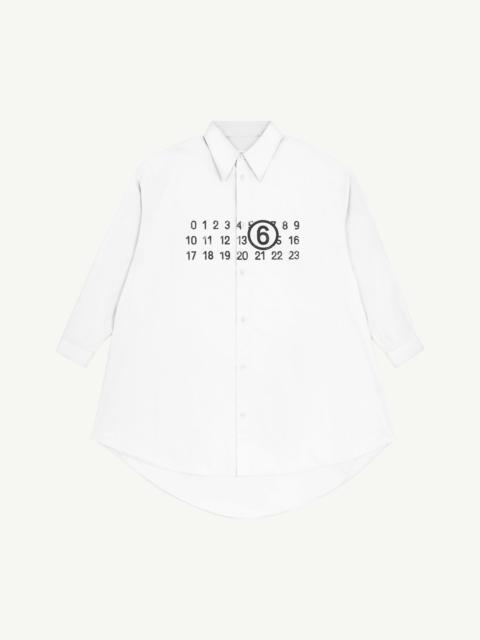 MM6 Maison Margiela Numeric Signature Shirt Dress