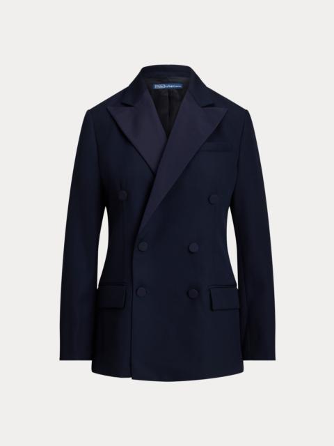 Polo Ralph Lauren Double-Breasted Silk-Lapel Wool Blazer