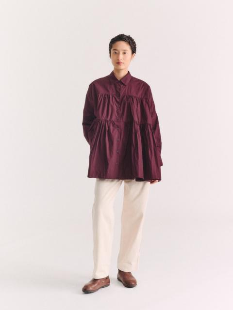 CASEY/CASEY NEW SQUARE SHIRT - H COT - AUBURN